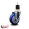 Service Caster 4'' Blue Poly Wheel Swivel 1-7/8'' Expanding Stem Caster SCC-EX20S414-PPUB-BLUE-178 - alternate 4